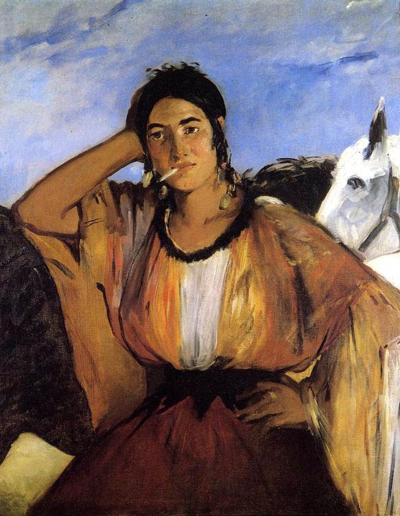 Edouard Manet Gypsy with Cigarette